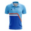Men’s Badminton Apparel Sky Blue, Dark Blue, Red and White Color