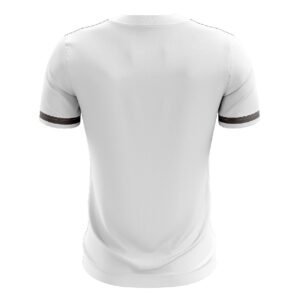 Badminton Polyester Polo Tshirt for Men’s White & Black Color