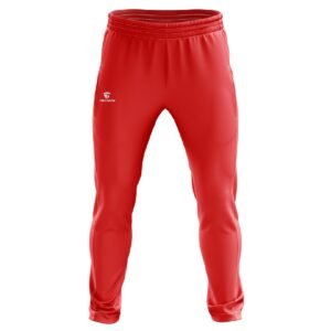 Cricket Bottoms | Track Pants Red for Men Custom Cricket Apparels Red Color