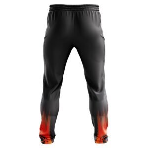 Cricket Track Pants Men | Cricket Team Clothing | Triumph Sportswear Black and Red Color