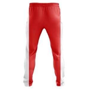 Cricket Pant for Men’s | Cricket Team Player Trousers Bottom Wear Red & White Color