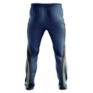 Cricket Club Men’s Team Track Pants | Customized Trousers Blue & Black Color