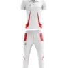 White Cricket Team Uniform for Men's | Custom Add Name Number & Team Logo