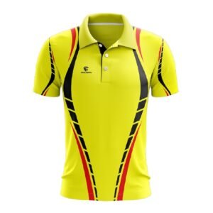 Indian Cricket Jersey Online | Sublimation Printed Team Jerseys | T-Shirts Yellow, Black and Red Color