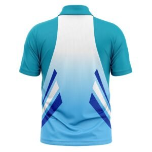 Premium Custom Cricket shirts | Team Jersey Uniforms White & Blue Color