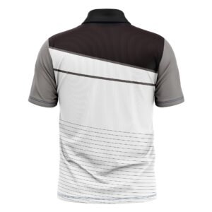 White Cricket Jersey Design | White T Shirt Cricket White, Black and Grey Color