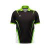 Custom Made Cricket Sports Jersey T shirt for Men Black, Green and White
