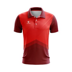 Cricket Club T Shirt For Men Best Quality Cricket Sports Jersey Maroon & Red Color