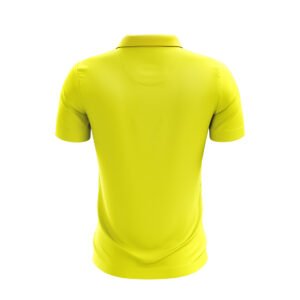 Cricket Training Jersey for Men Yellow and Red Color