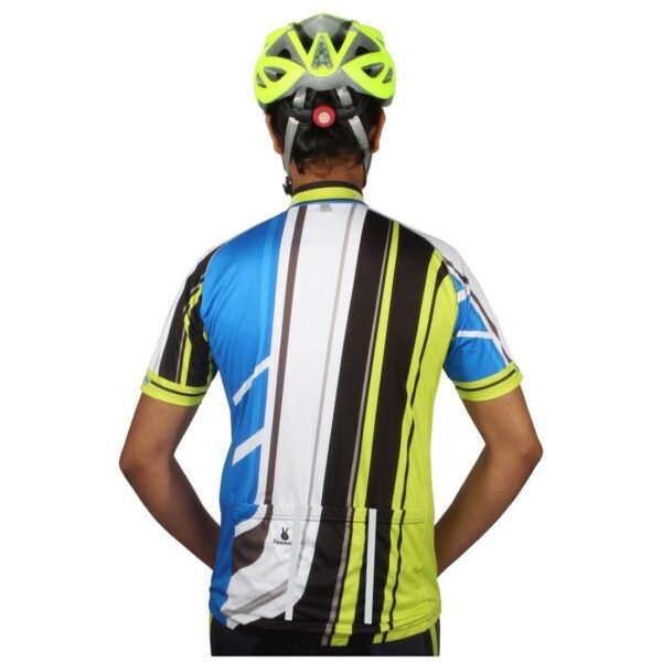 Men’s Shorts Sleeve Cycling Jersey Tops Bike Clothing Biking Shirt with 3 Pockets