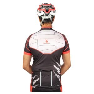 Lightweight Bicycle Jerseys | Cycling Clothes for Men’s Black, White and Red Color