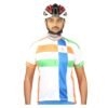 Men’s Cycling Jersey Short Sleeve Biking Shirts Breathable White, Orange, Green and Blue Color