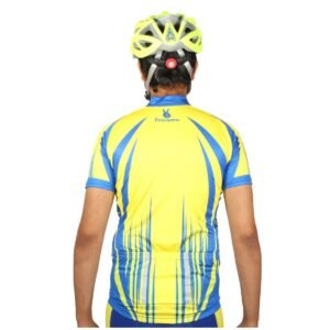 Cycling Jersey for Men | Triumph Custom Sportswear Yellow and Blue Color