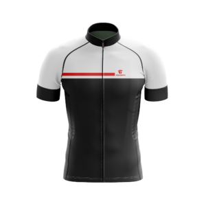 Custom Cycling Jersey | Personalized Cycling Jerseys with Name White and Black Color