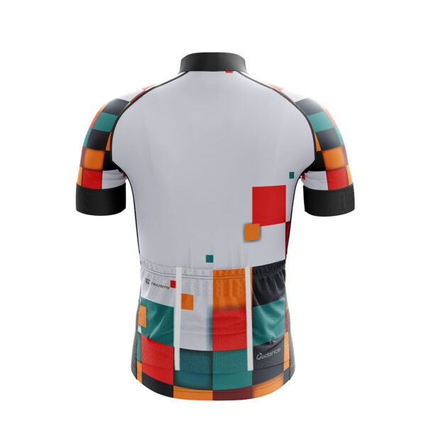 Printed Cycling Jersey | Custom Cycling Jersey for Men White Color