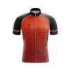 Custom Cycling Jersey for Men Cyclist Apparel Orange & Black Color