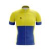 Customised Cycling Wear | Mens Cycling Jersey Blue & Yellow Color