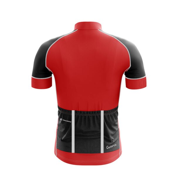 Men’s Cycling Jersey Red | Customised Cycling Wear Black & Red Color
