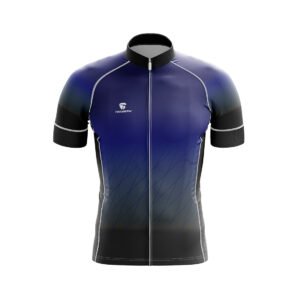 Mens Cycling Sportswear | Add Your Name Number Team Logo Black & Blue color
