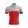 Professional Sublimated Cycling Jersey Red & White Color