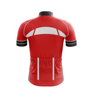 Professional Sublimated Exclusive cycling Jersey Red & White Color
