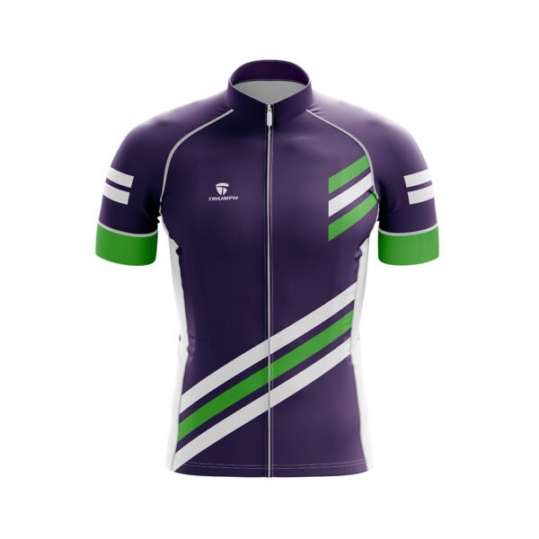 Professional Sublimated Cycling Uniform Navy Blue Color