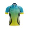 Men’s Cycling Jersey | Customised Bicycle Apparel for Cyclist Blue & Green Color