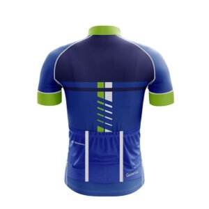 Performance Sublimated Biker Outfit Blue & Neon Green