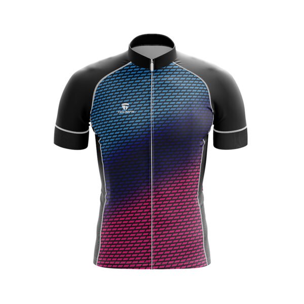 Polyester Cycling Outfit for Men Black & Pink Color