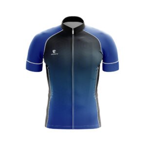 Polyester Team Cycling Apparel Blue Color
