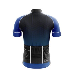 Polyester Team Cycling Apparel Blue Color