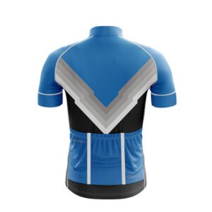 Triumph Sublimated Lightweight Cycling Jersey Blue & White Color