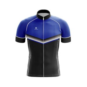 Pro Exclusive Cycling Jersey for Men | Triumph Sportswear Black & Blue Color