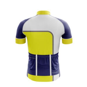 Rider’s Customized Jersey for Men White & Yellow Color
