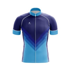 Rider Customized men’s cycling Uniform Blue Color