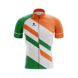 Republic | Independence Day Men cycling Jersey White & Tri Color