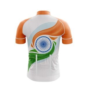 India Republic | Independence Day Cycling Jersey for Men’s White & Tri Color