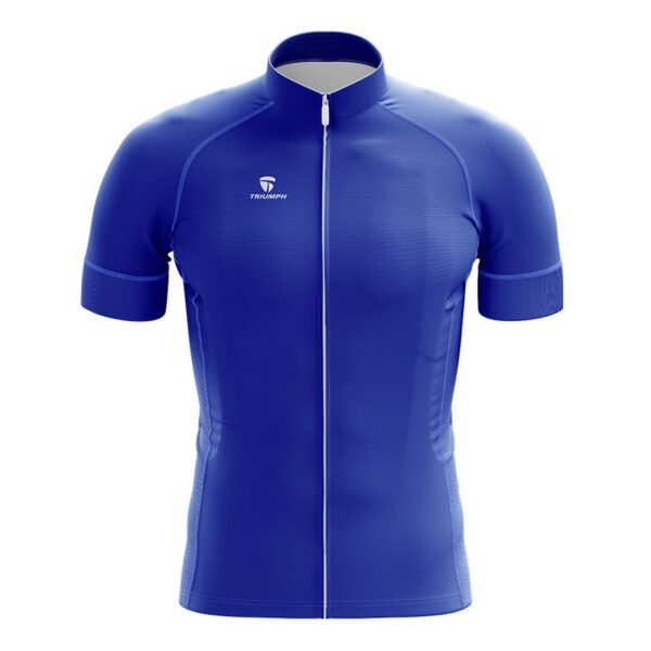 Men’s Long Riding Biking and Cycling Jersey Blue Color