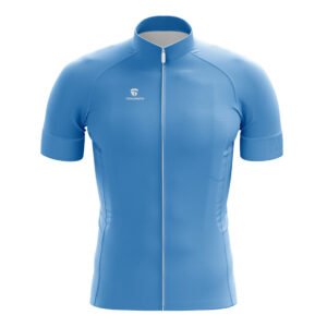 Men’s Polyester Drifit Cycling Jersey SKY Blue Color