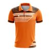 Golf Polo T-Shirts for Men Short Sleeve Dry Fit Collared Casual Mens Golf TShirt Orange, Black & White Color