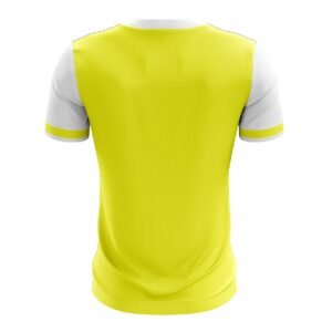 Men’s Regular Fit Golf Polo TShirt Short Sleeve Printed Golf Polo Shirts White & Yellow Color