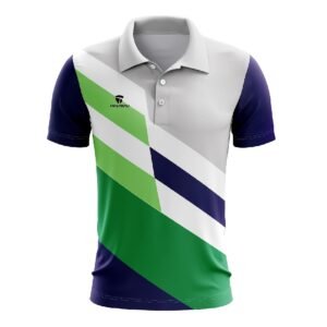 Men’s Regular Fit Golf Polo T-Shirts | Casual Collared Tshirts Grey, Green and Blue Color
