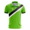 Golf Polo T Shirt for Men | Custom Sports Golf Apparel Green, Black and White Color