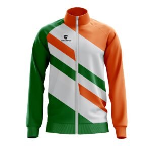 Unisex Independence Day Jacket | Men’s Tri Color Jackets Orange, White and Green Color