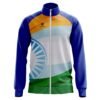Indian Flag Tri Color Men’s Jacket Blue, Orange, White and Green Color