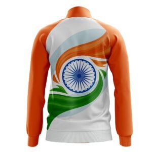 India Flag Design Independence / Republic Day Jackets for Men Orange, White and Green Color