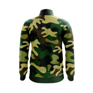 Army Print Camouflage Jacket for Mens Green Color