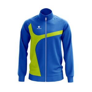 Men’s Regular Fit Sports Track Jacket | Running | GYM | Exercises Blue & Green Color