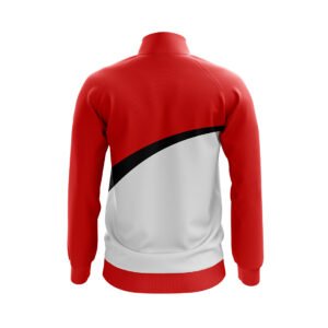 Personalised Sports Jackets | Custom Sport Team Jacket Red Color