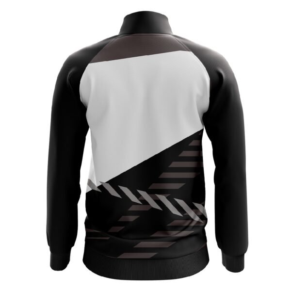 Sports & Athletic Jackets for Men | Winter Polyester Thermal Jacket Black & White Color